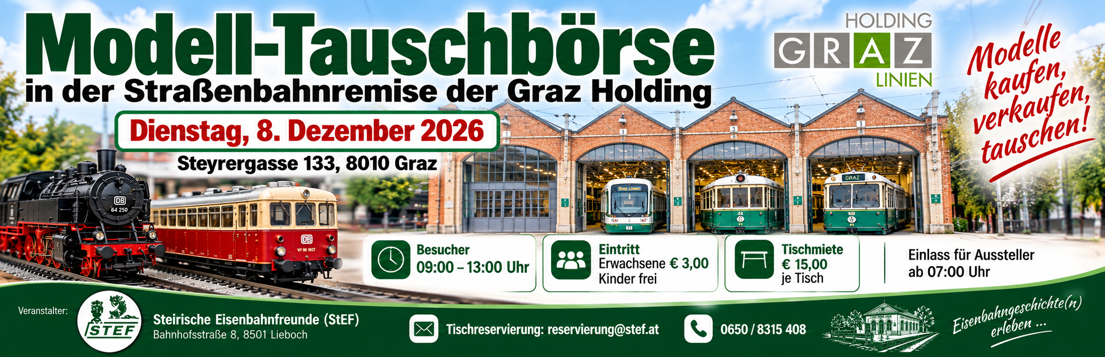 Modelltauschbörse in der Remise Graz