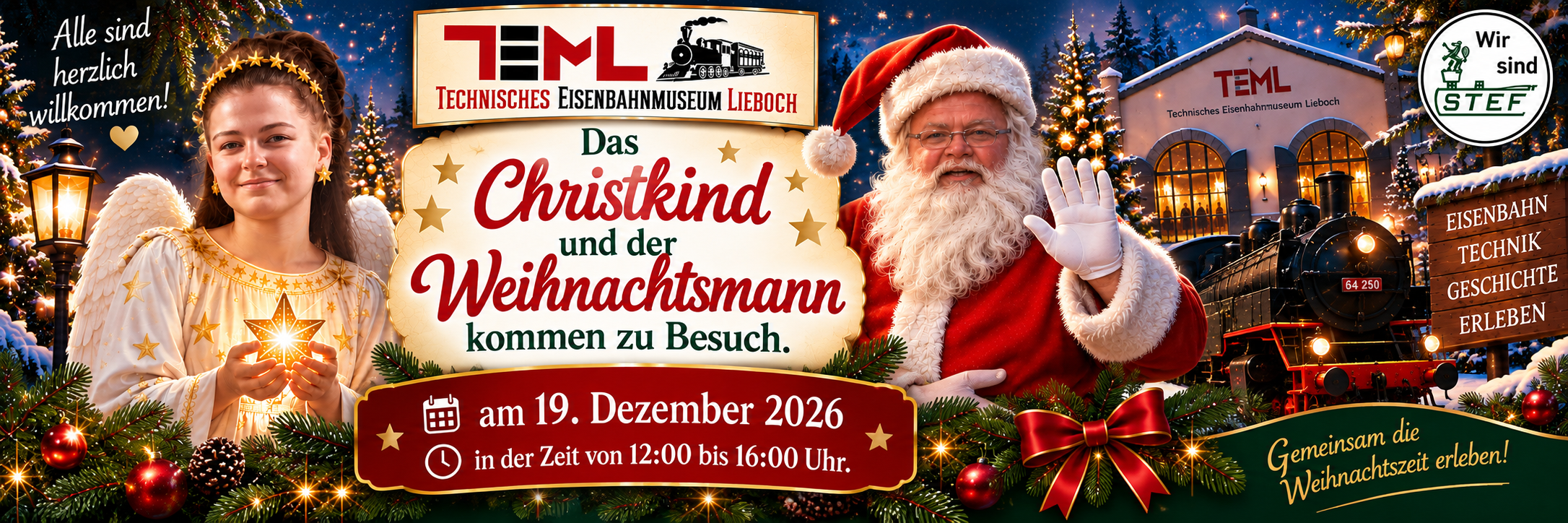 Christkind & Weihnachtsmann im TEML