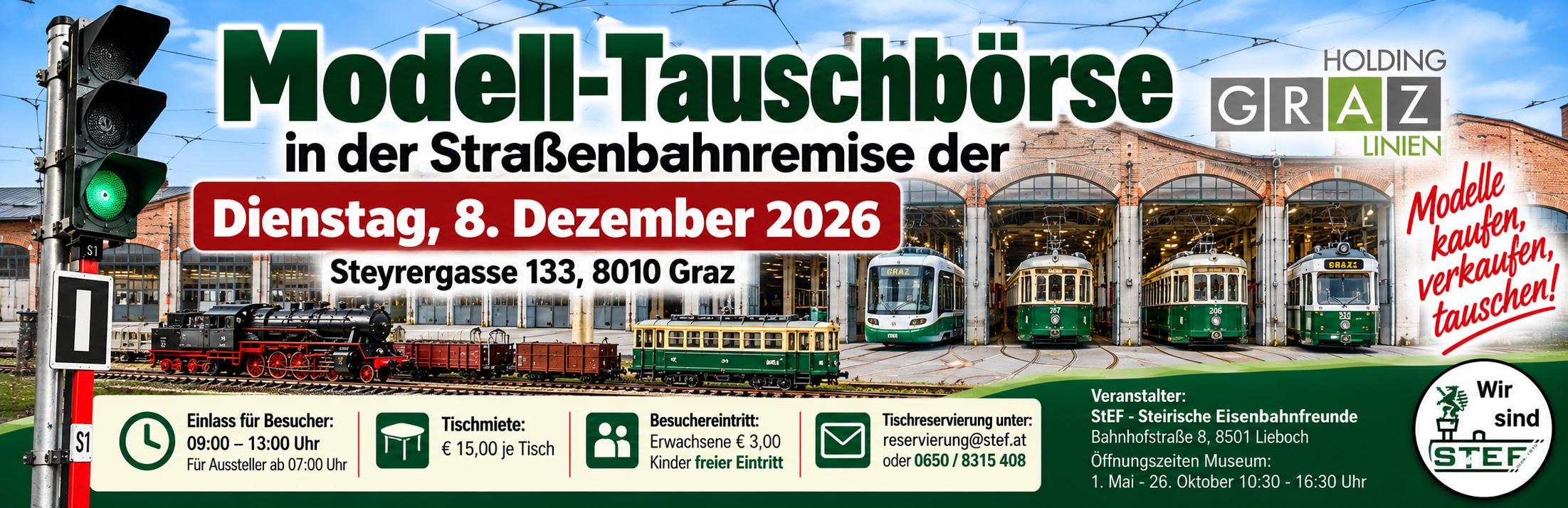 Modelltauschbörse in der Remise Graz