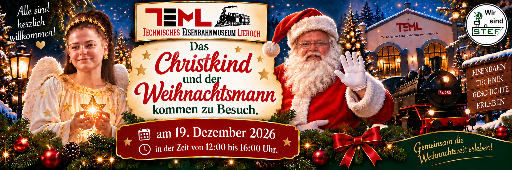 Christkind & Weihnachtsmann im TEML