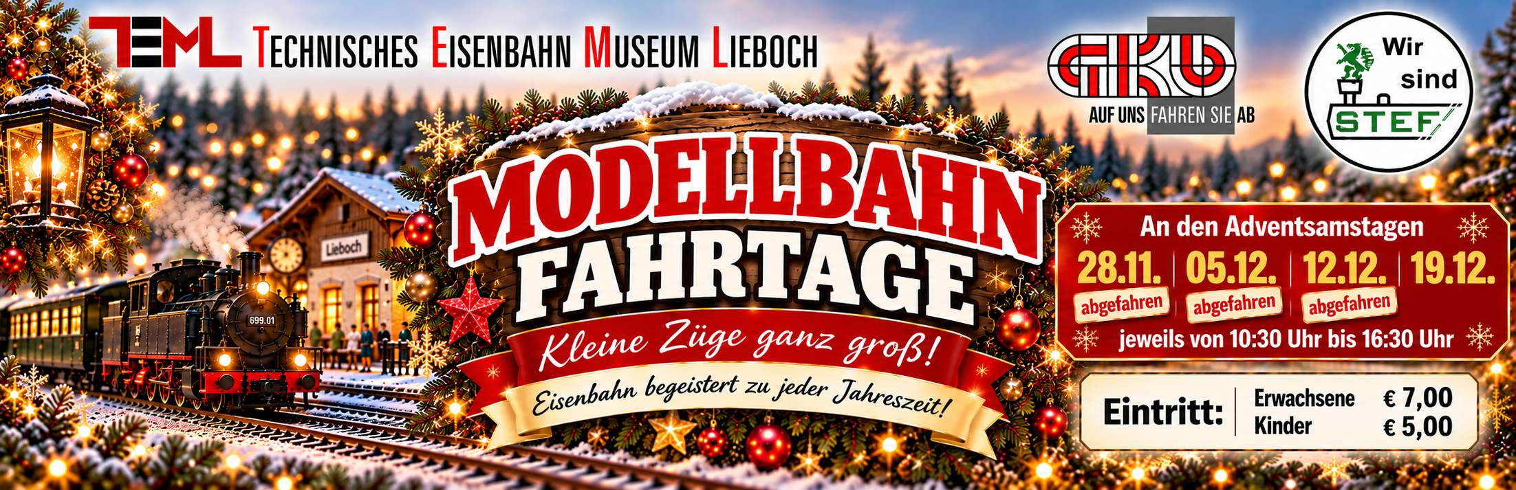 Letzter Modellbahnfahrtag im TEML
